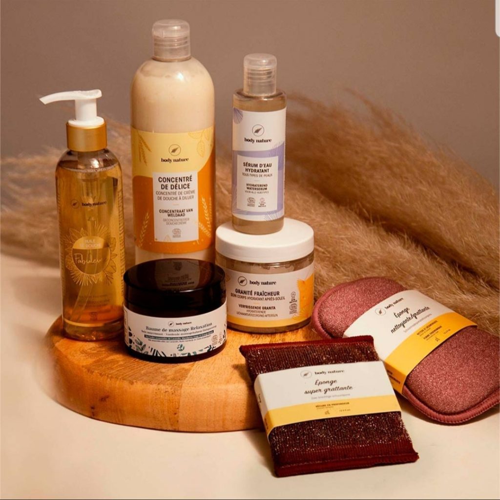 Présentation de produits Body Nature