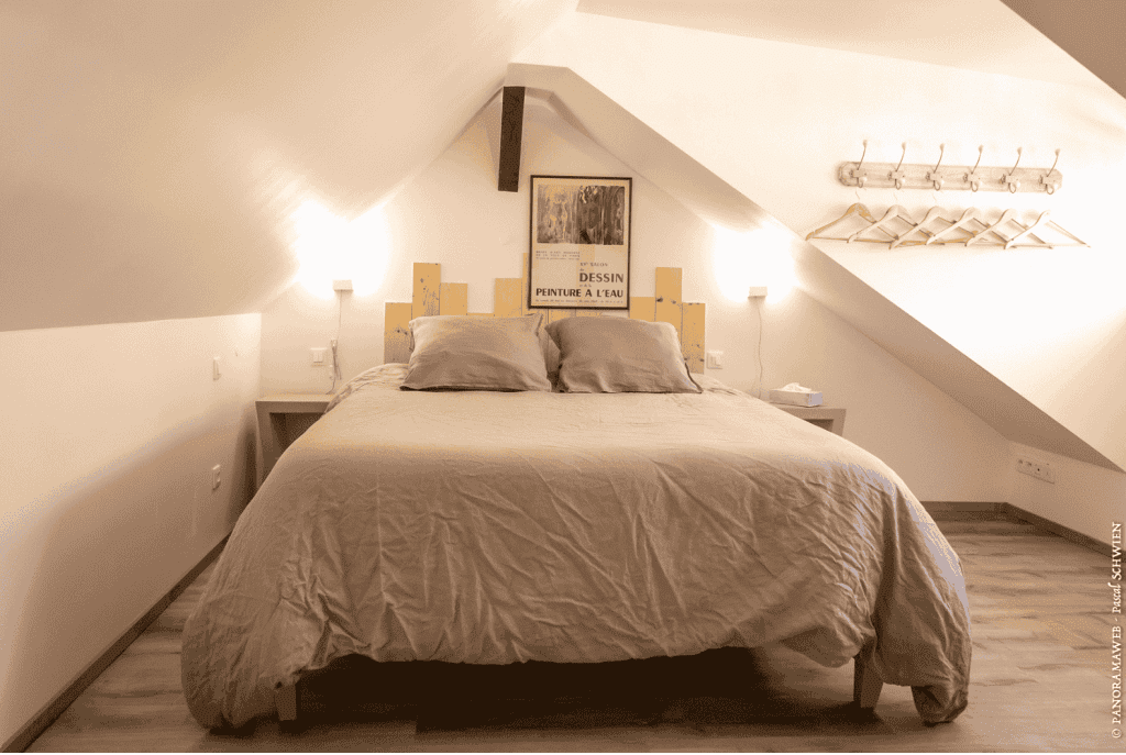 Les Cigognes de Rosheim - Gîte la Cigogne Verte - Vue de la chambre