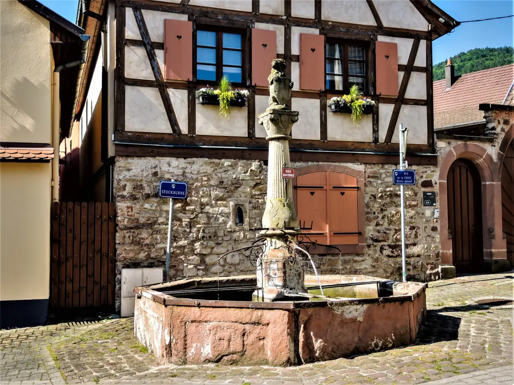 Photo d'une fontaine à Ottrot